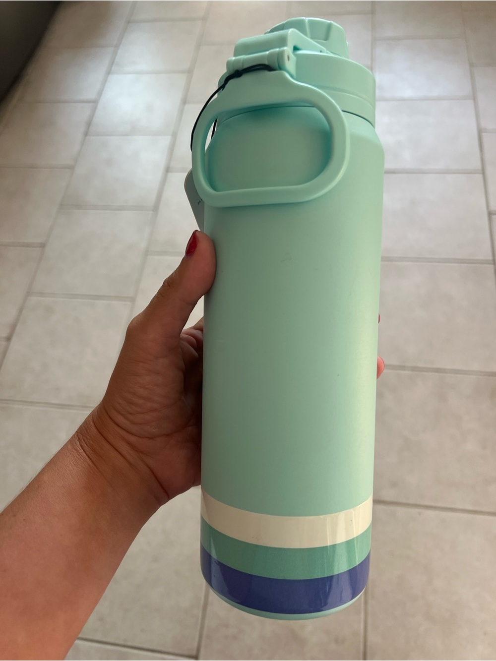 Life Is Good Mint Green Insulated Bottle with Tag - Picture 4 of 11